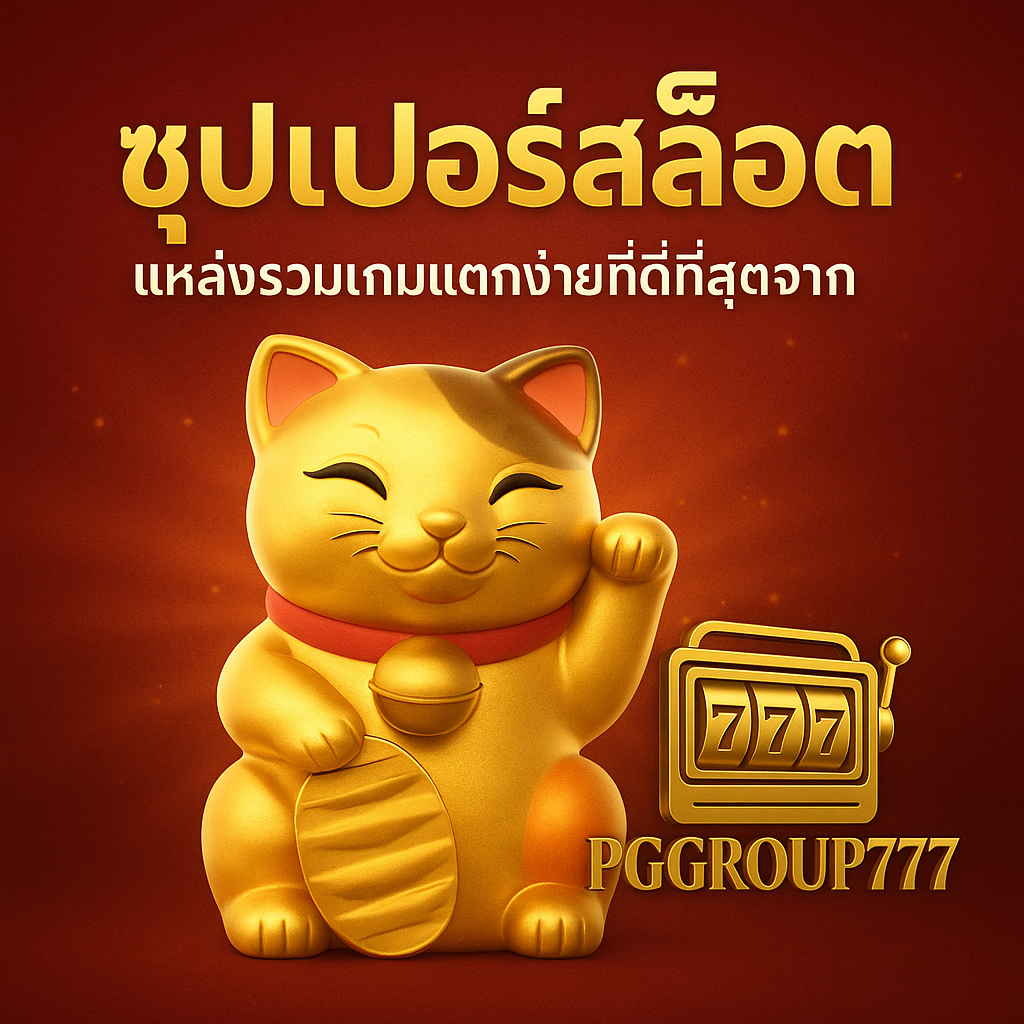 ซุปเปอร์สล็อต แหล่งรวมเกมแตกง่ายที่ดีที่สุดจาก PGGROUP777 เว็บตรงมาแรงปี 2025